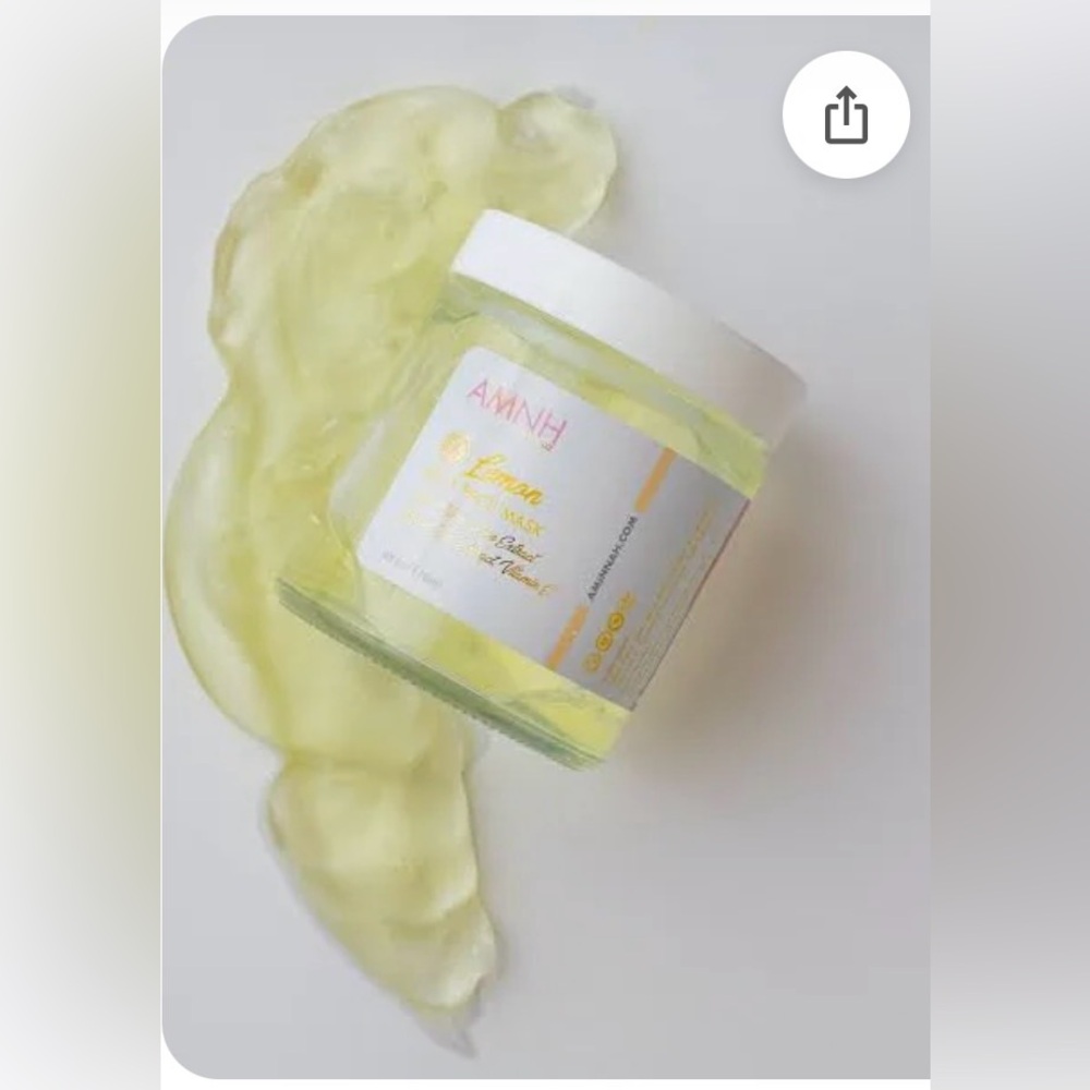 Aminnah AMNH Skincare  Lemon Jelly Face Mask